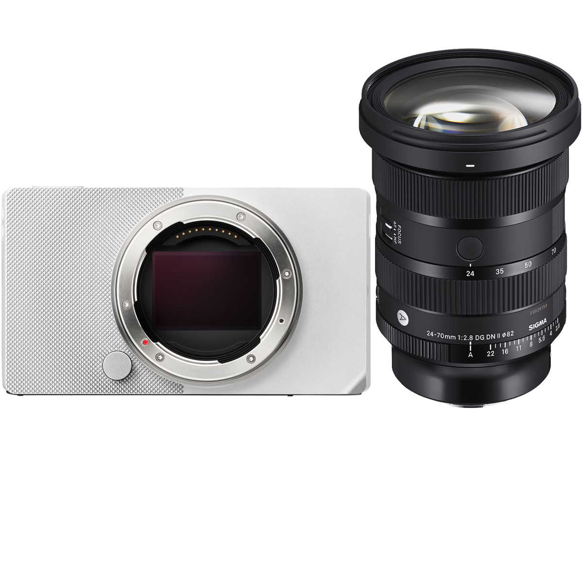 Sigma BF Silber mit Sigma 24-70 mm 1:2,8II L-Mount