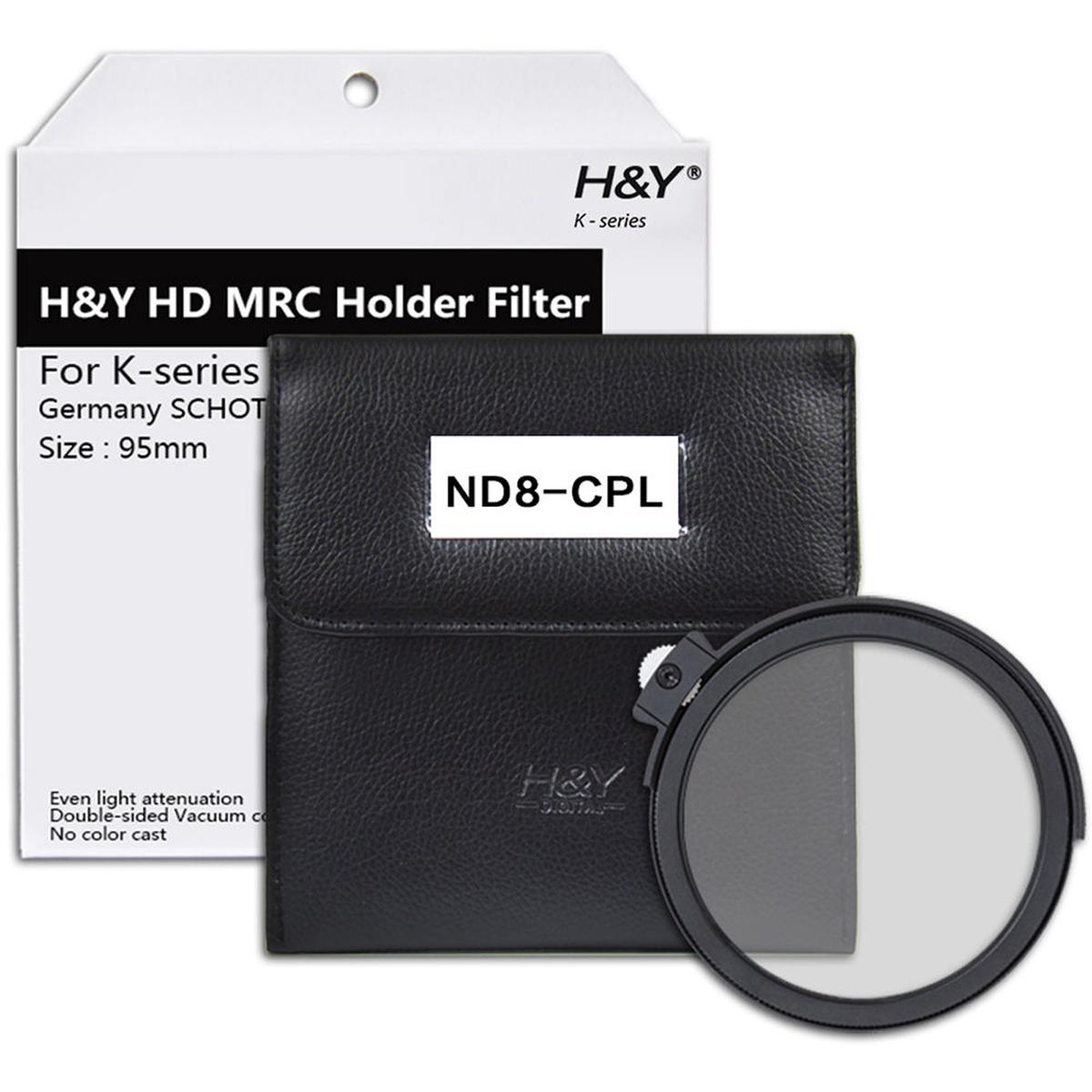 H&Y HD ND8 + CPL Einsteckfilter-Set 95mm