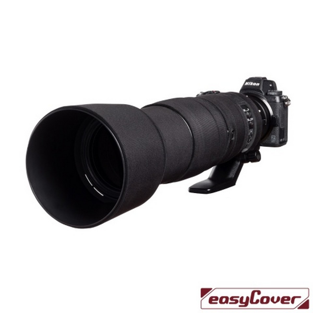 Easycover Lens Oak Objektivschutz für Nikon AF-S 200-500 mm 1:5.6 VR Schwarz