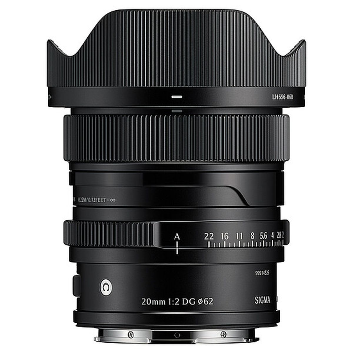 Sigma 20 mm 1:2,0 DG (C) I-Series L-Mount Schwarz