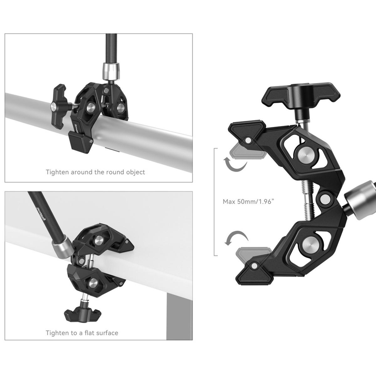 SmallRig 4454 Crab-Shaped Clamp with Magic Arm