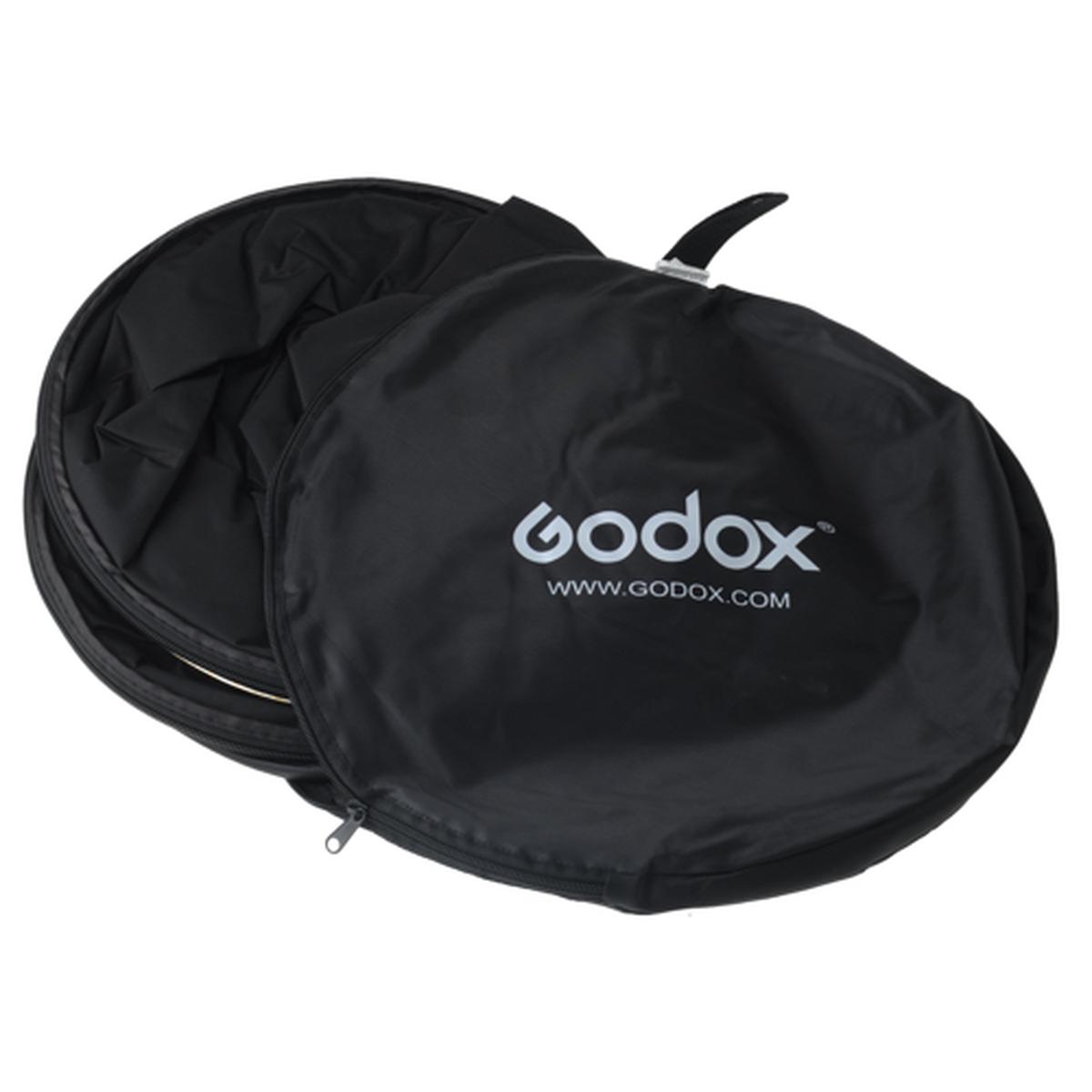 Godox 5-in-1 Reflexionsschirm Soft Gold, Silber, Schwarz, Weiß, Transparent - 110cm