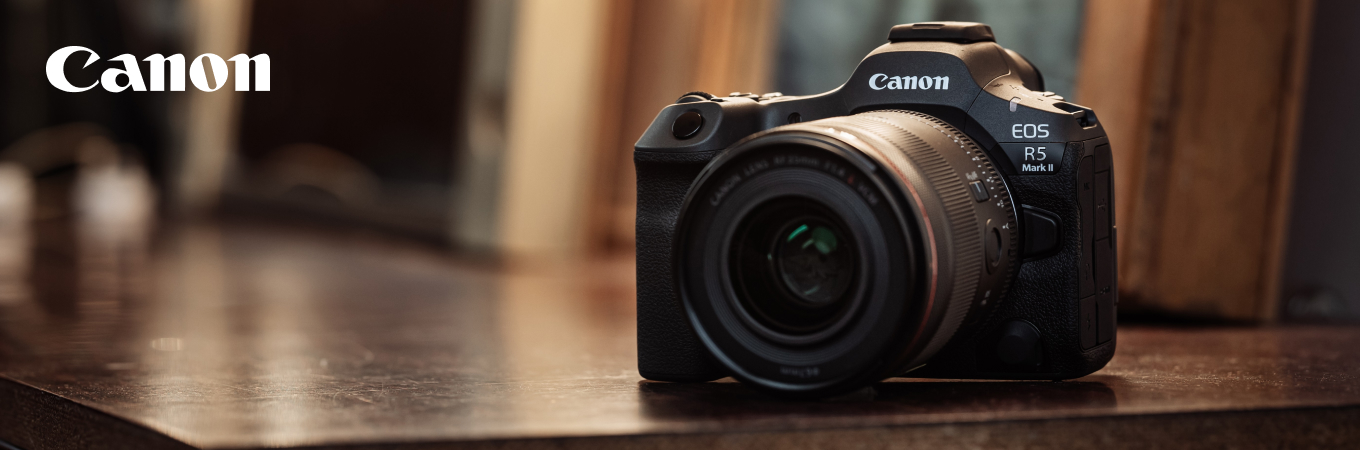 Canon EOS R5 Mark II Vollformatkamera mit RF Objektiv – professionelle Kamera für Hochzeitsfotografie