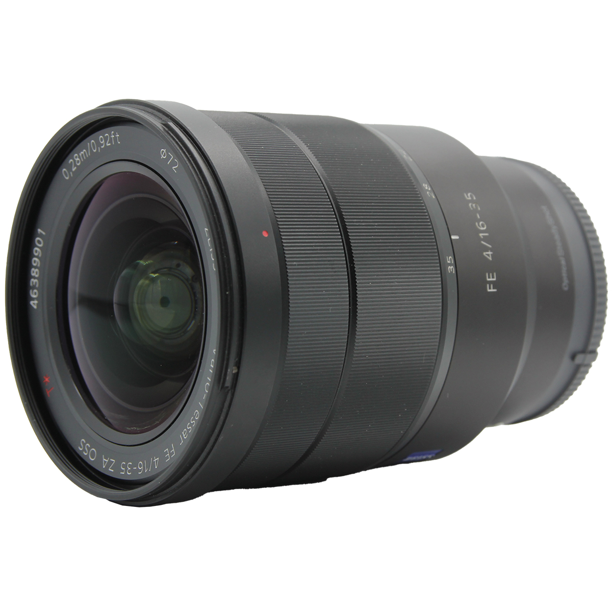 Sony 16-35 mm 1:4,0 FE Gebraucht Seitenansicht