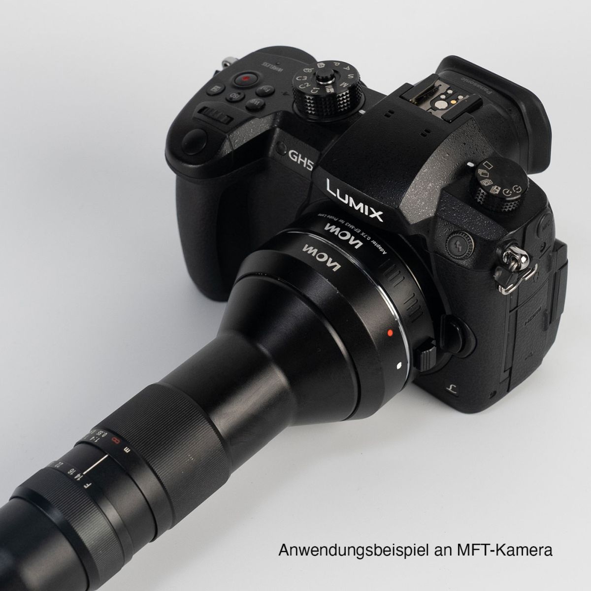 Laowa 0,7x Probe Focal Reducer Canon EF an Canon RF