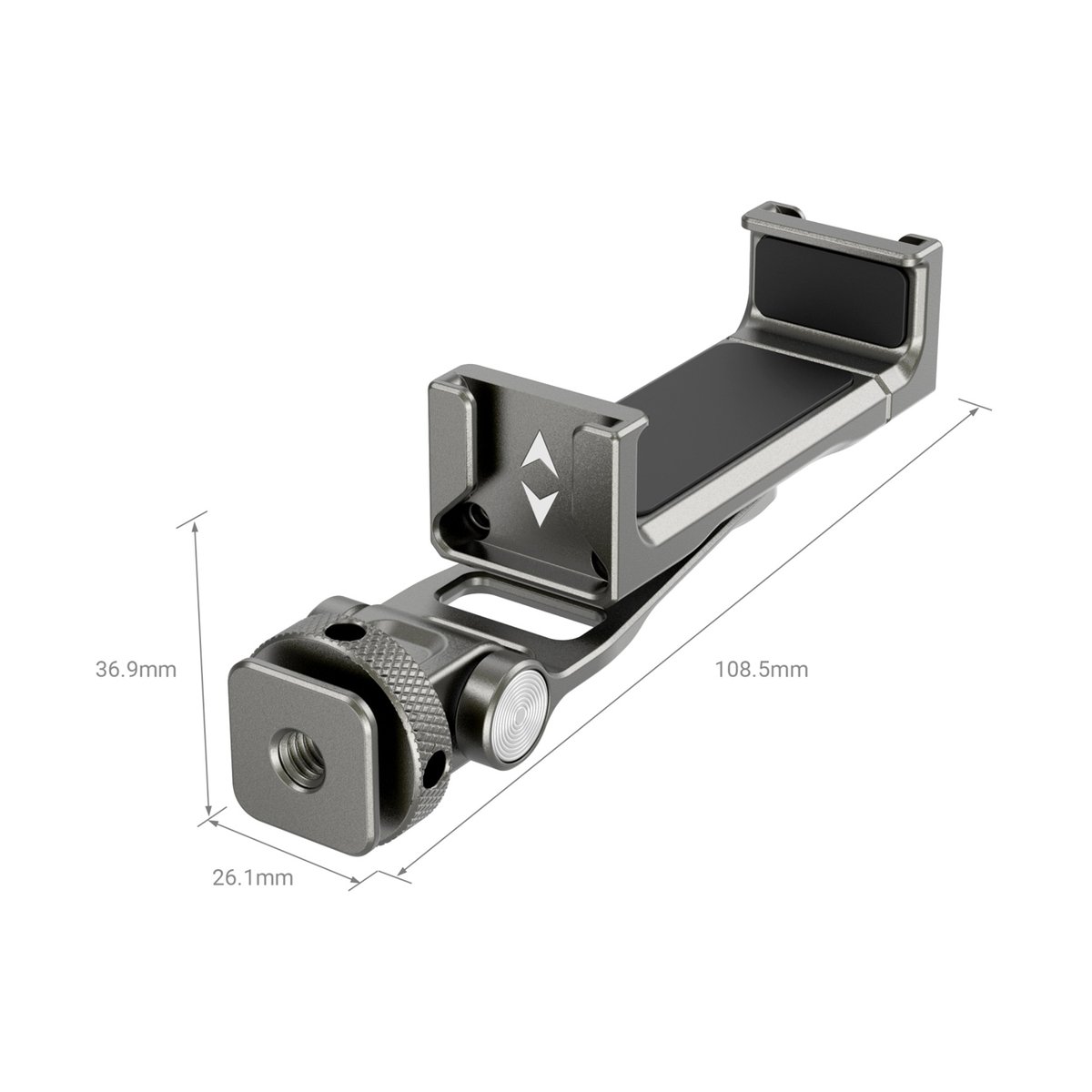 SmallRig 3559 Smartphone-Halterung multifunktional - Ansicht Smartphone-Halter mit Produktmaßen