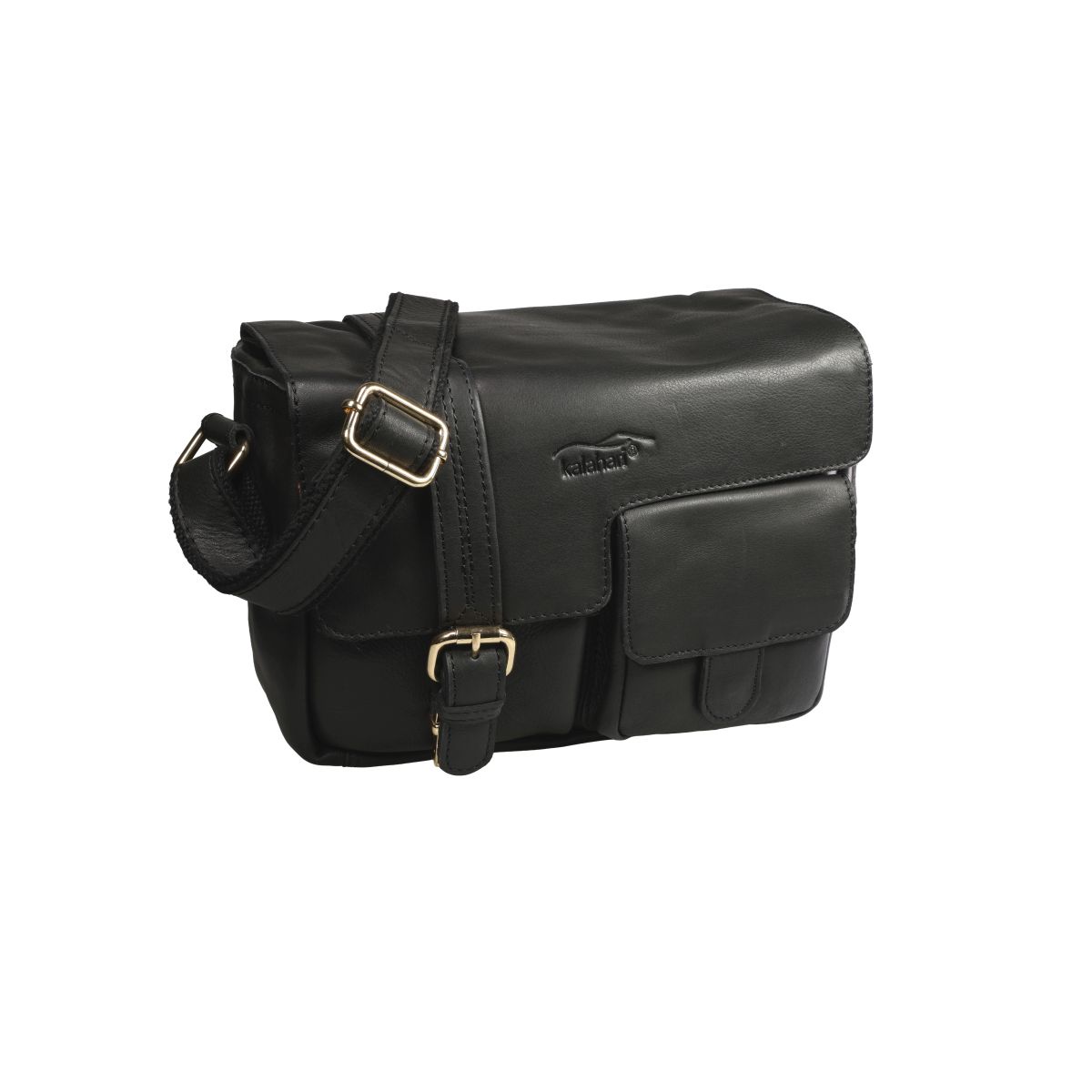 Kalahari KAAMA LS-31 Fototasche Nappaleder Schwarz