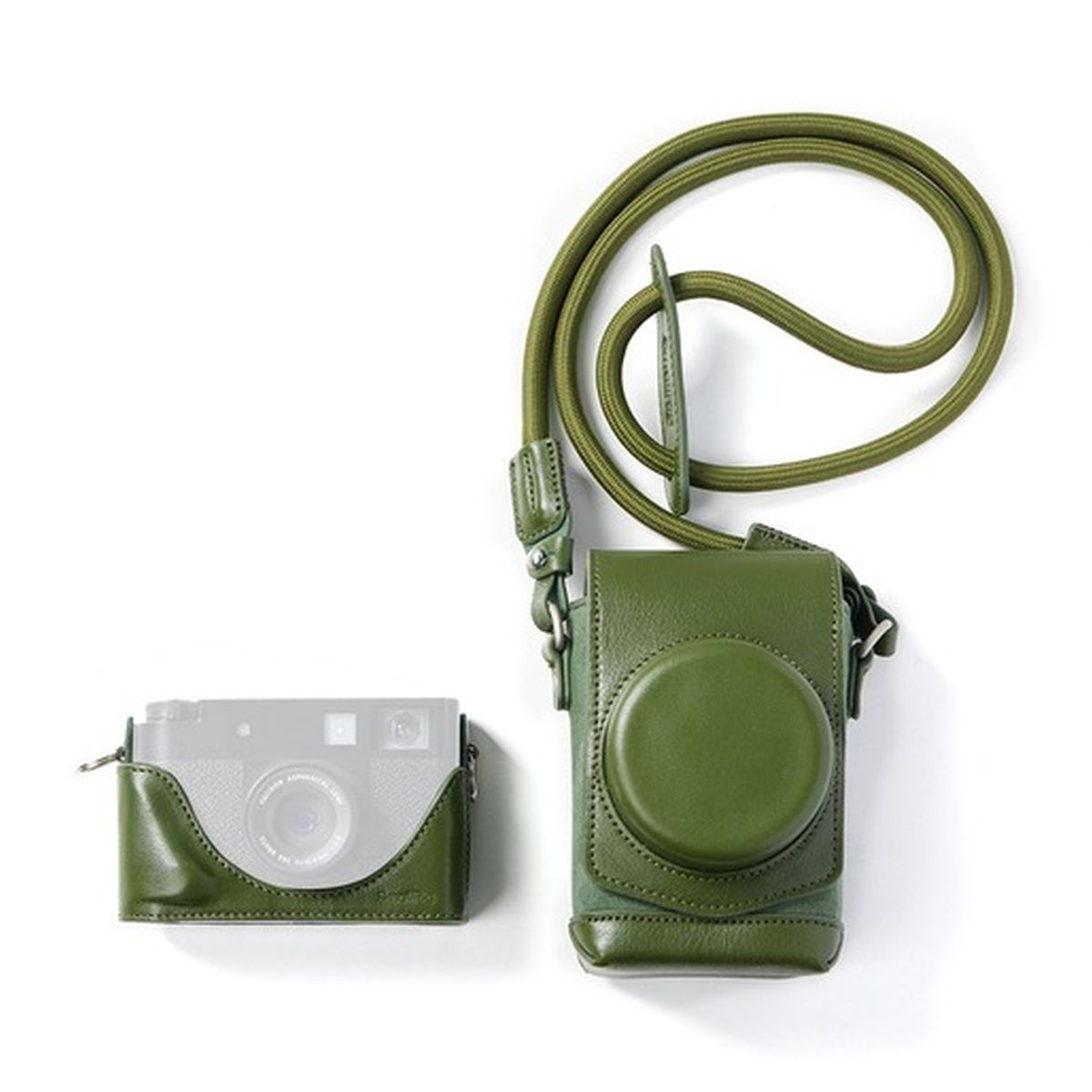 SmallRig 5220 Ledertaschen-Kit für Fujifilm X half Grün