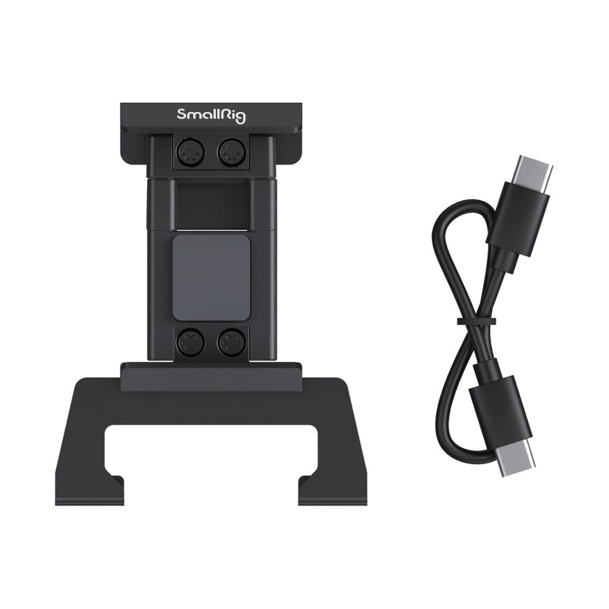 SmallRig 4318 Powerbank Clip für RC60B - Lieferumfang: SmallRig Tablet-Halterung und USB-C Kabel