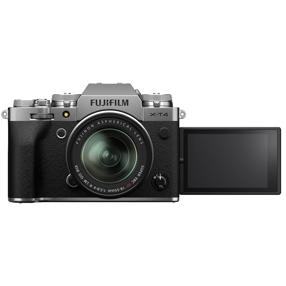 Fujifilm X-T4 Kit mit 18-55 mm 1:2,8-4 Silber