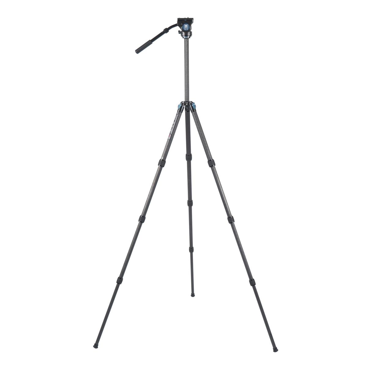SIRUI ST-224 Superb Travel Dreibeinstativ Carbon 185 cm mit Videokopf VH-10 wasserdicht ST-Serie 