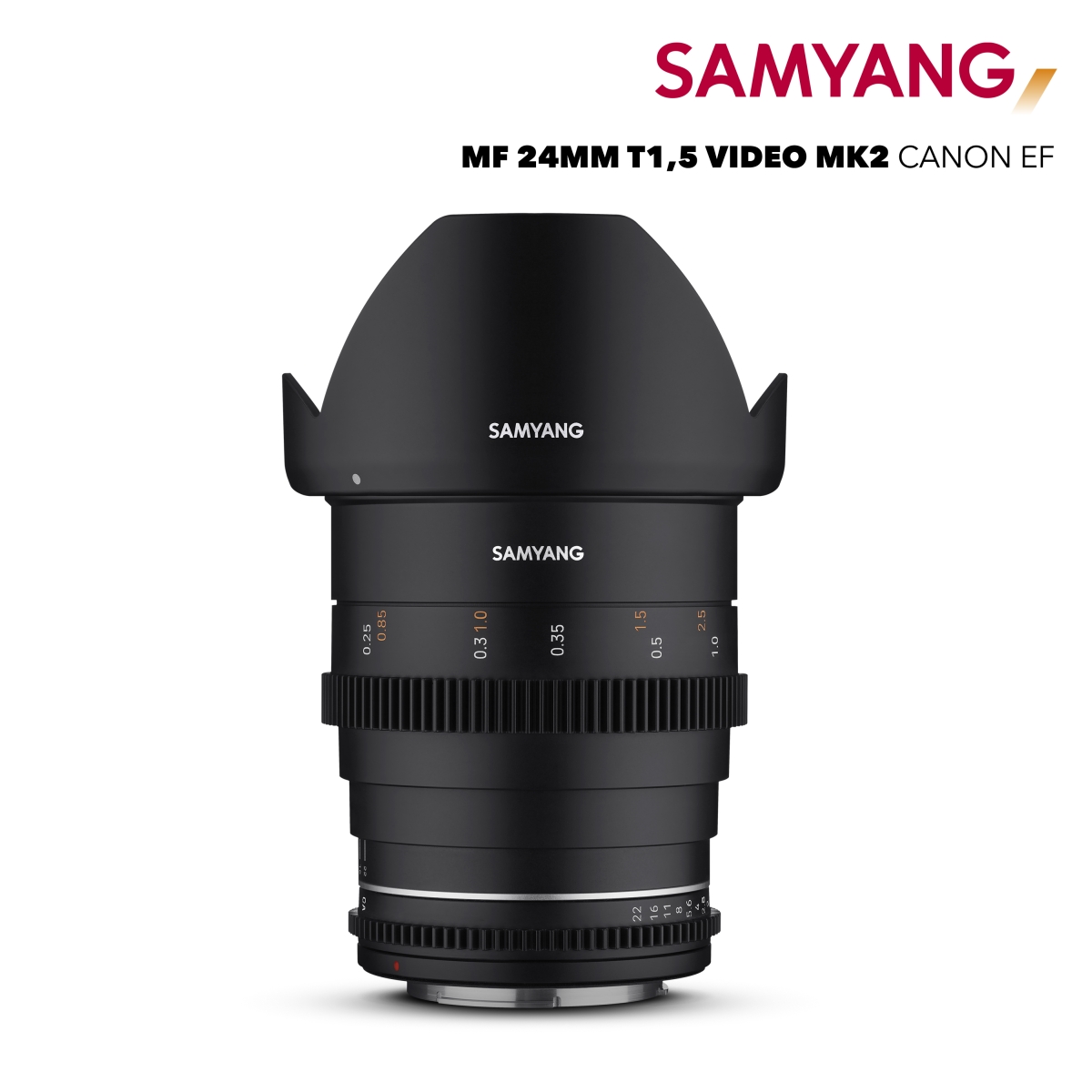 Samyang MF 24 mm 1:1,5 VDSLR MK2 für Nikon F