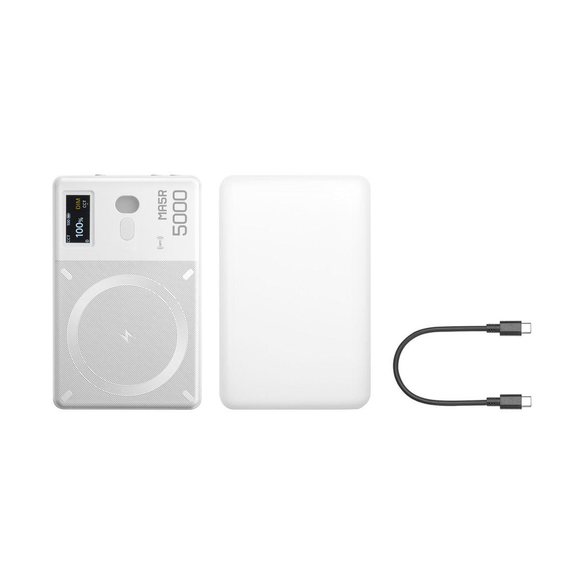 Godox MA5R Mobile Power Bank&RGB LED Light Rood