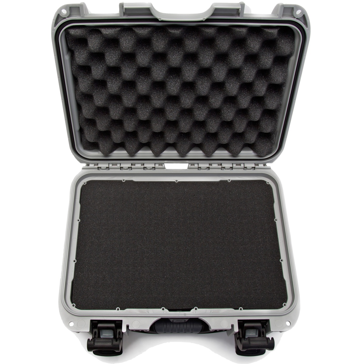 Nanuk Koffer 915 mit Schaumstoffeinlage Silber