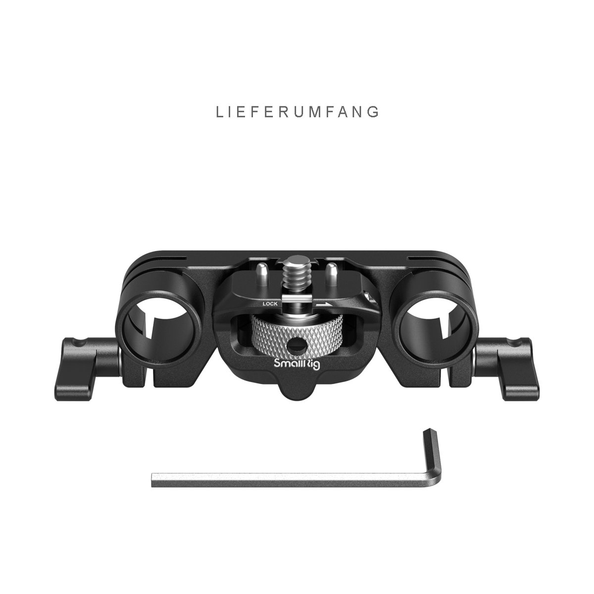 SmallRig 3652 LWS Rod Clamp 15 mm Stangenhalterung - Lieferumfang