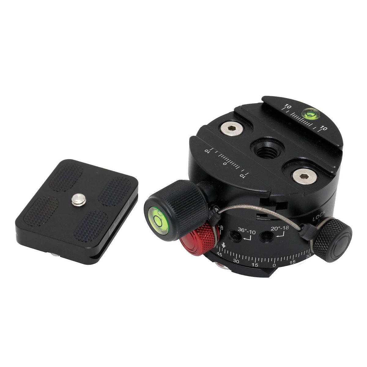Caruba DH 65 Panoramakopf mit Klicksystem DH-60 Doppelschnellspanner