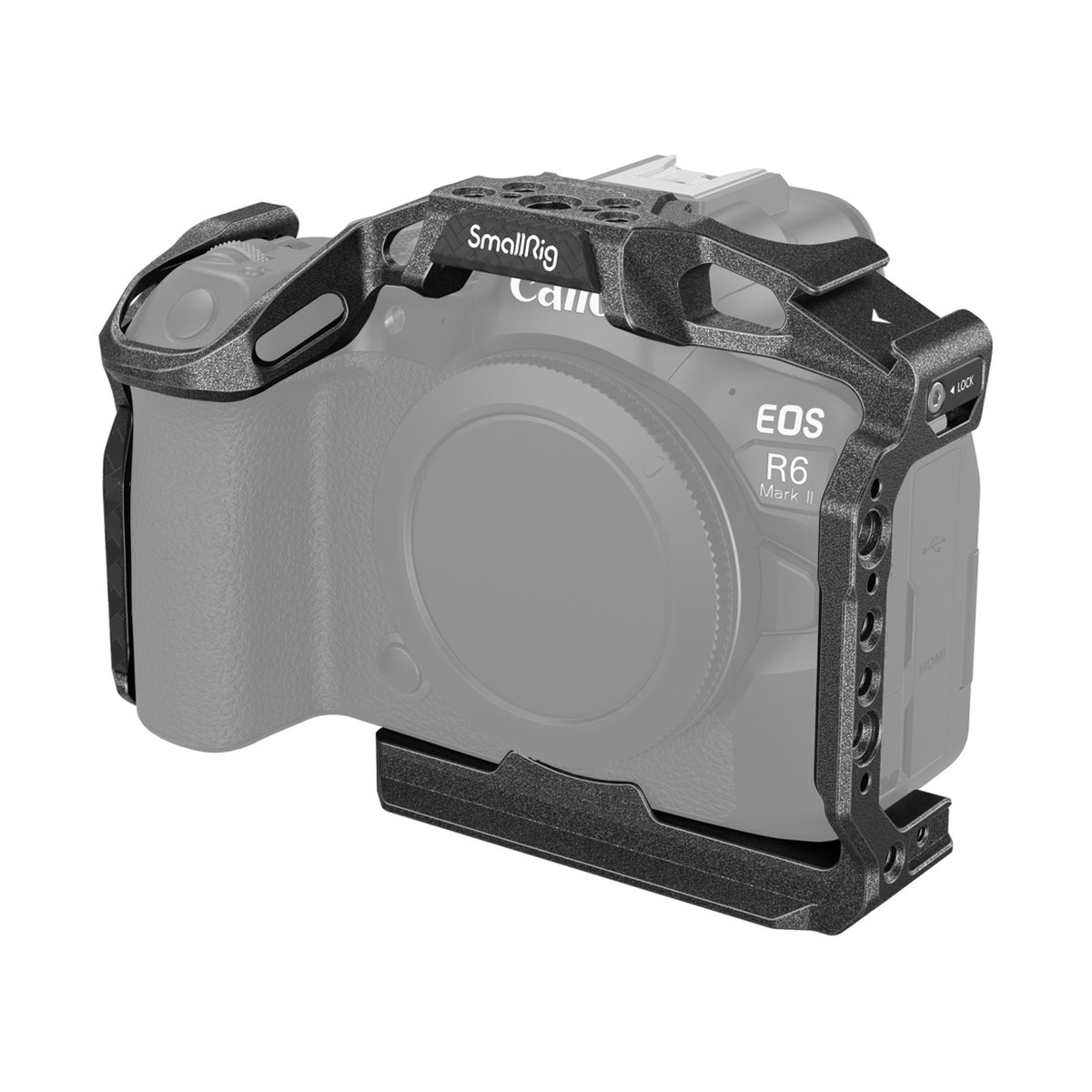 SmallRig 4161 Cage Black Mamba für Canon EOS R6 Mark II - Anwendungsbeispiel: SmallRig Kameracage an Canon EOS R6 Mark II