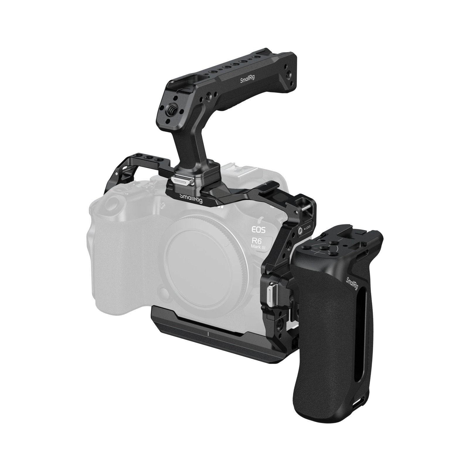 SmallRig 5958 HawkLock Quick Release Cage Kit für Canon EOS R6 Mark III/R6 Mark II (Advanced Edition)