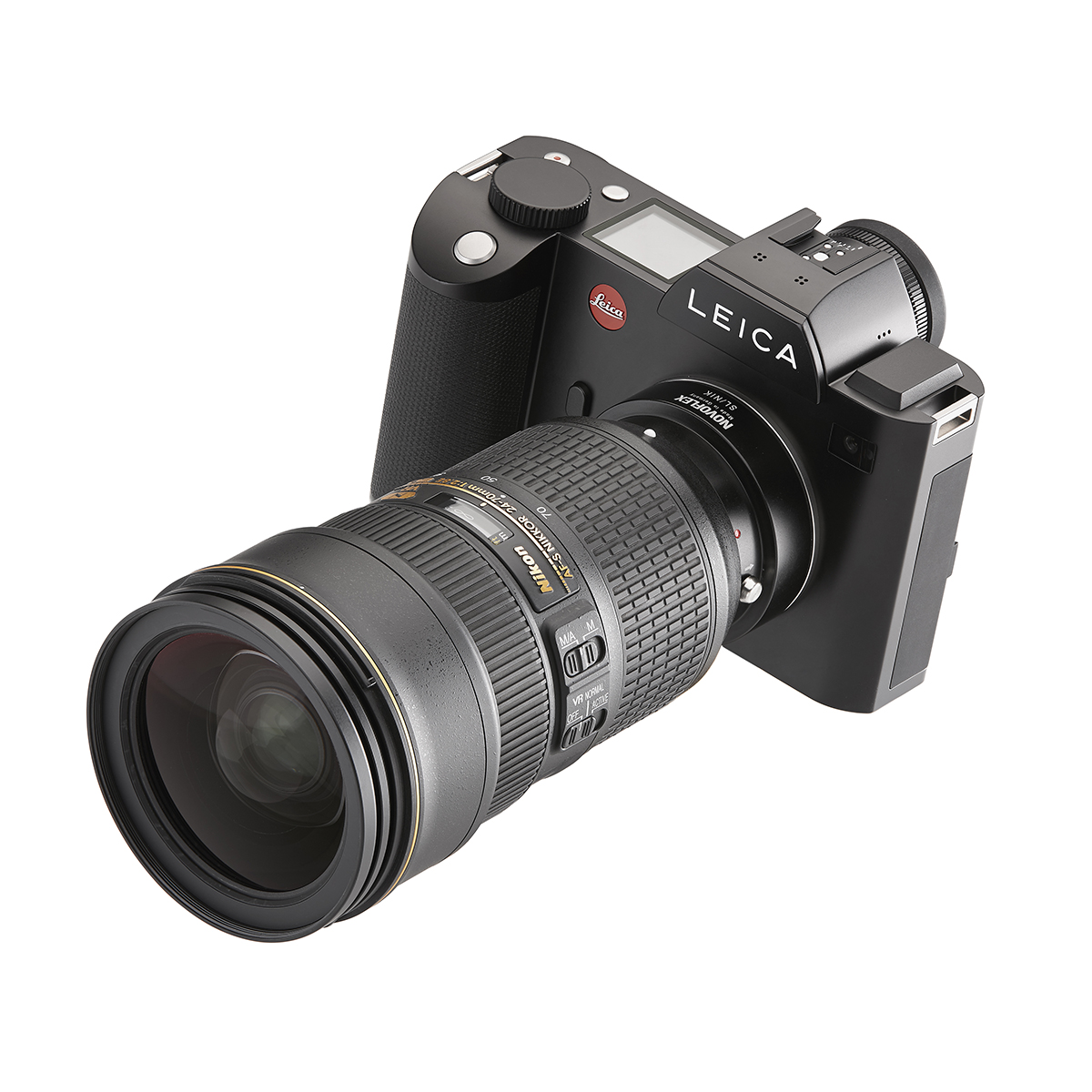 Novoflex Adapter Nikon F-Objektive an  Leica SL Kameras