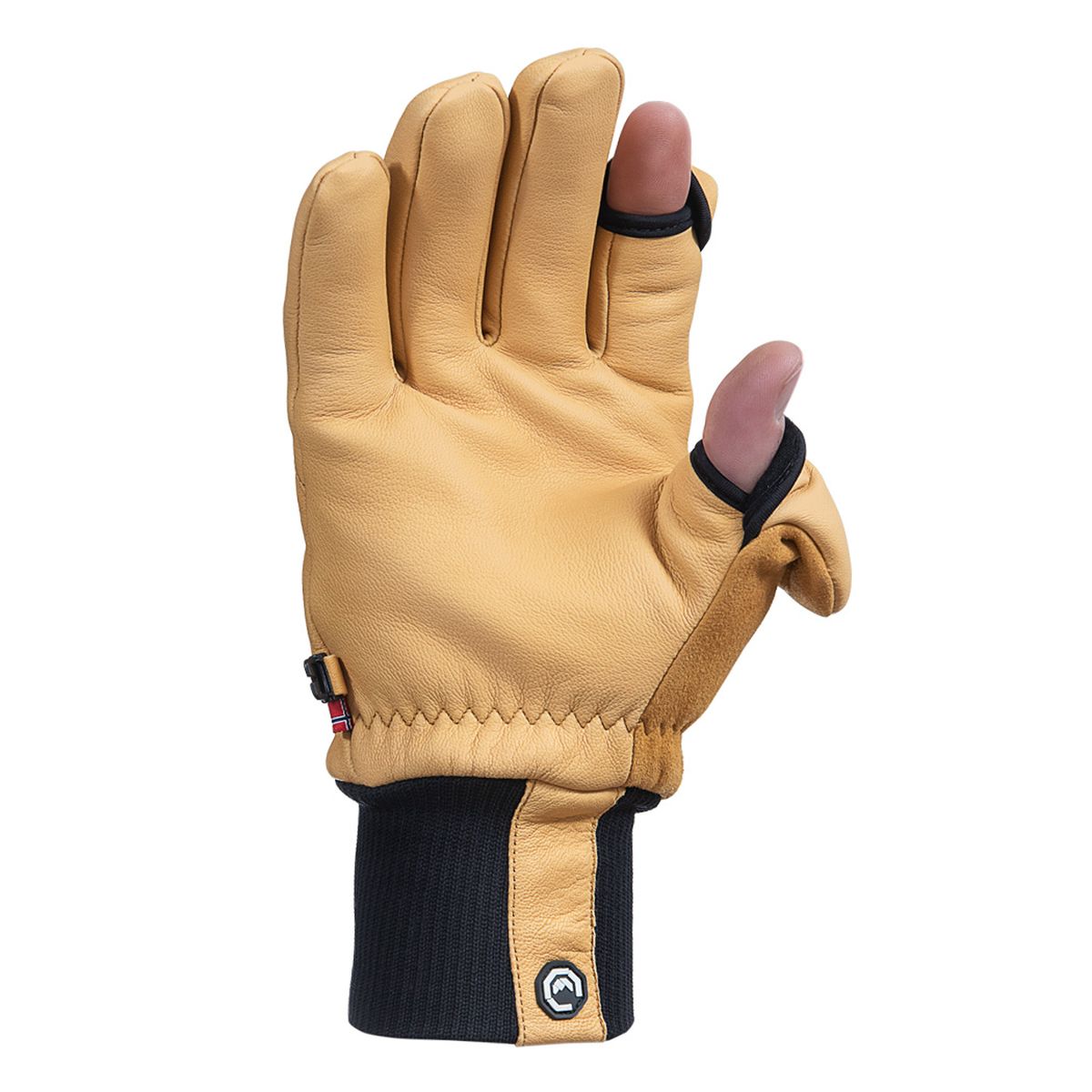 Vallerret Hatchet Leather Glove Natural, Leder-Fotohandschuhe XL - Hellbraun