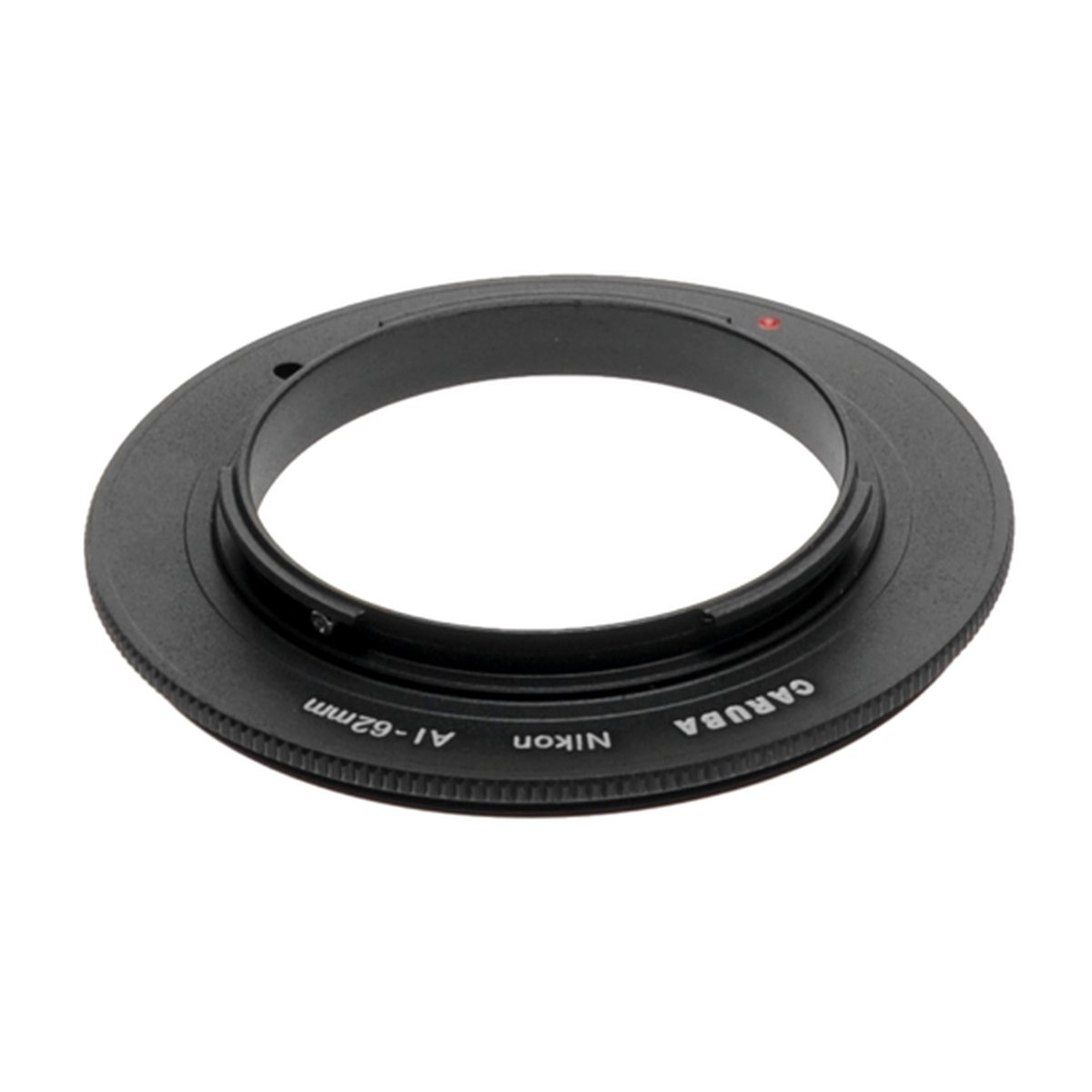 Caruba Reverse Ring Nikon AI - 62mm - Detailansicht: Caruba Nikon AI-62mm Objektivadapterring.