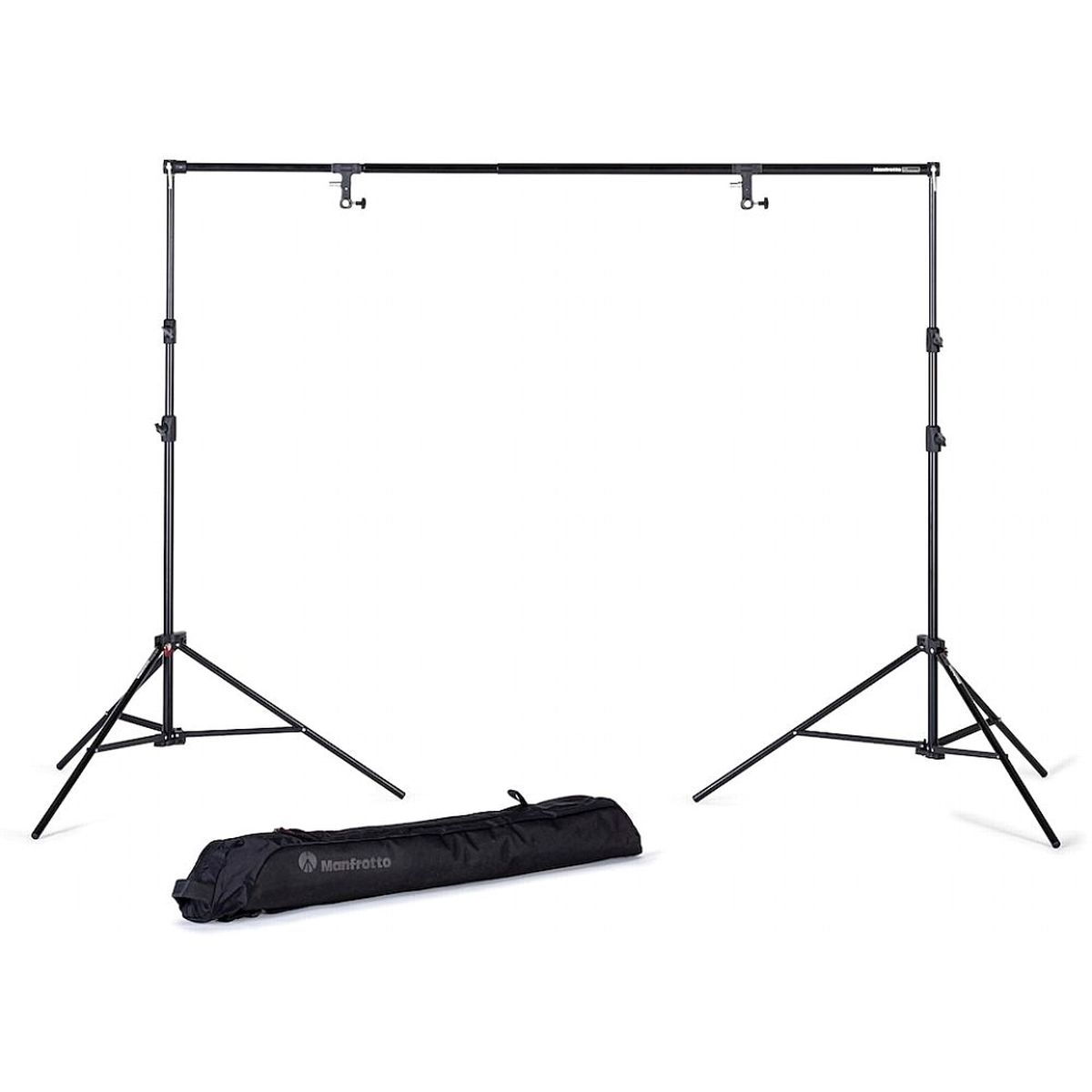 Manfrotto 1314B Kompl. Set m. 2 Lampenstativen, Querstange, Klemmen u Tasche
