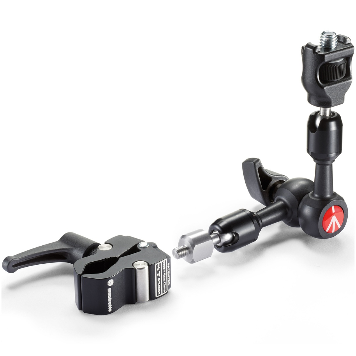 Manfrotto 244MICROKIT Foto-Arm mit variabler Friktion und Verdrehschutz-Adapter