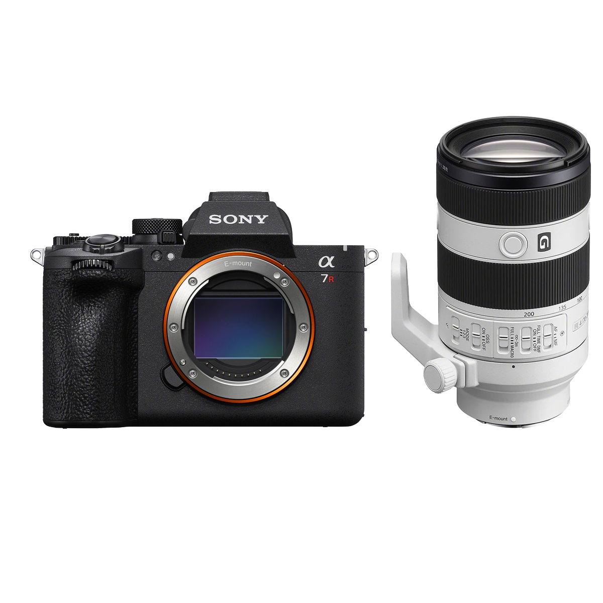 Sony Alpha 7R VI Systemkamera Vollformat Sony 70-200 mm 1:4,0 FE G OSS II Teleobjektiv