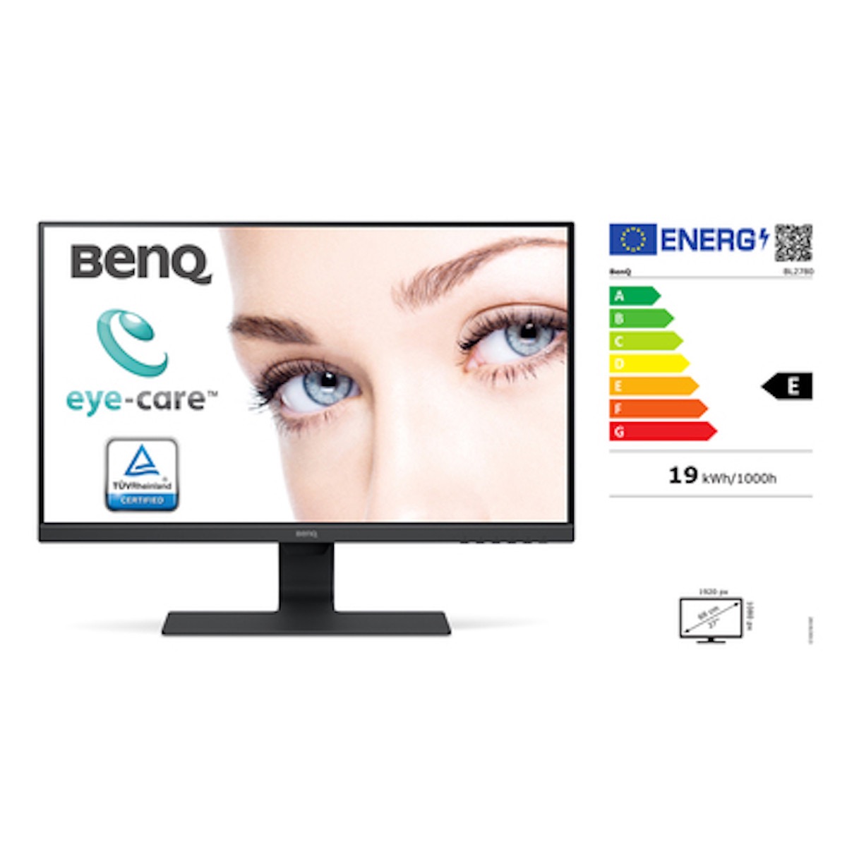 BenQ BL2780 69 cm 27" schwarz Full-HD Business Monitor
