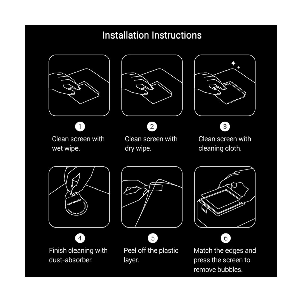 SmallRig 3750 Displayschutzfolie für Sony Alpha 7 IV