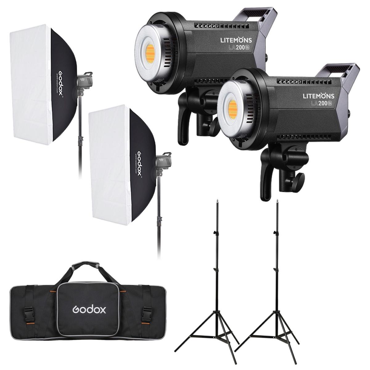 Godox Litemons LA200Bi Bi-Color Duo Kit