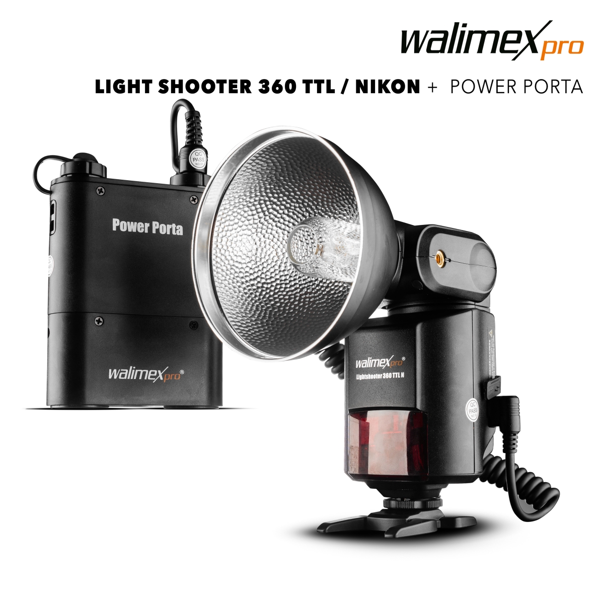Walimex pro Light Shooter 360 TTL/N +  Power Porta Walimex pro Light Shooter 360 TTL/N +  Power Porta