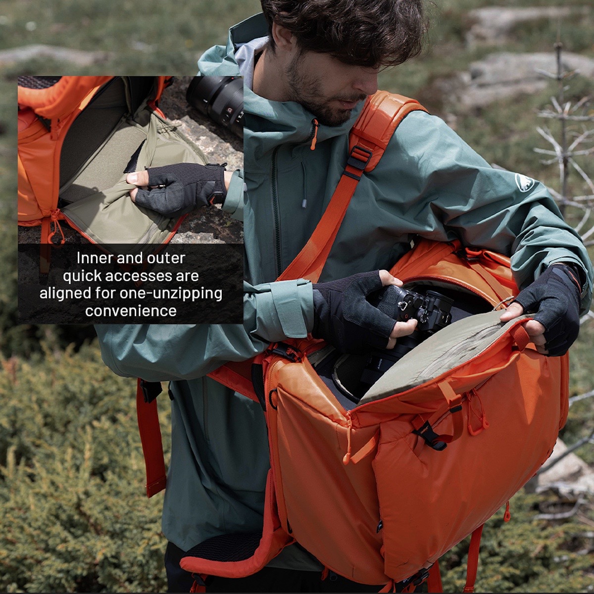 PGYTech OnePro Flex Rucksack 30L (Space Black) + Kameraeinsatz M