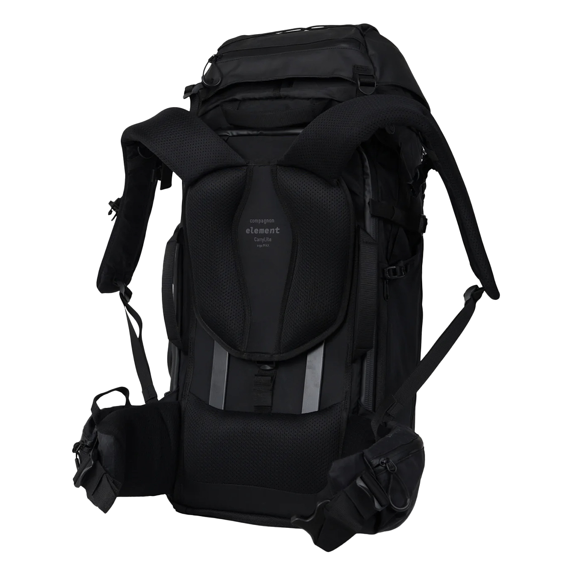Compagnon Element Trekkpack 50 L komplett Set Schwarz 