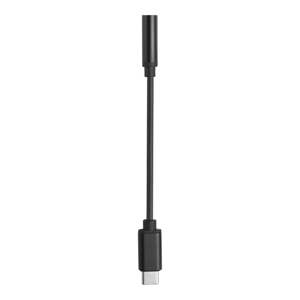 Godox 3.5mm TRRS to USB Type-C Audio Adapter - Frontansicht: schwarzer USB-C auf 3,5mm Klinkenadapter