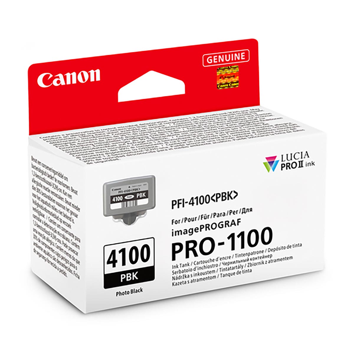 Canon PFI-4100PBK Photoschwarz Tinte  Canon PFI-4100PBK Photoschwarz Tinte