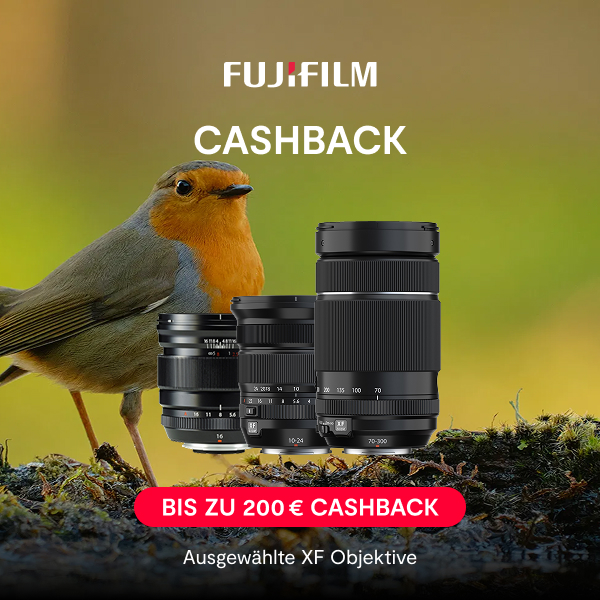 Fujifilm Cashback Aktion – bis zu 200 € Rabatt auf ausgewählte XF Objektive