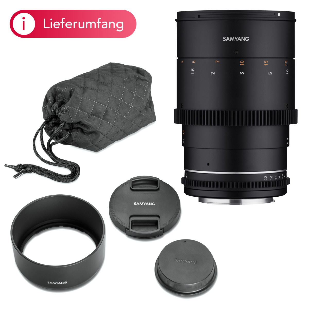 Samyang 135 mm T2,2 MF VDSLR MK 2 Sony E