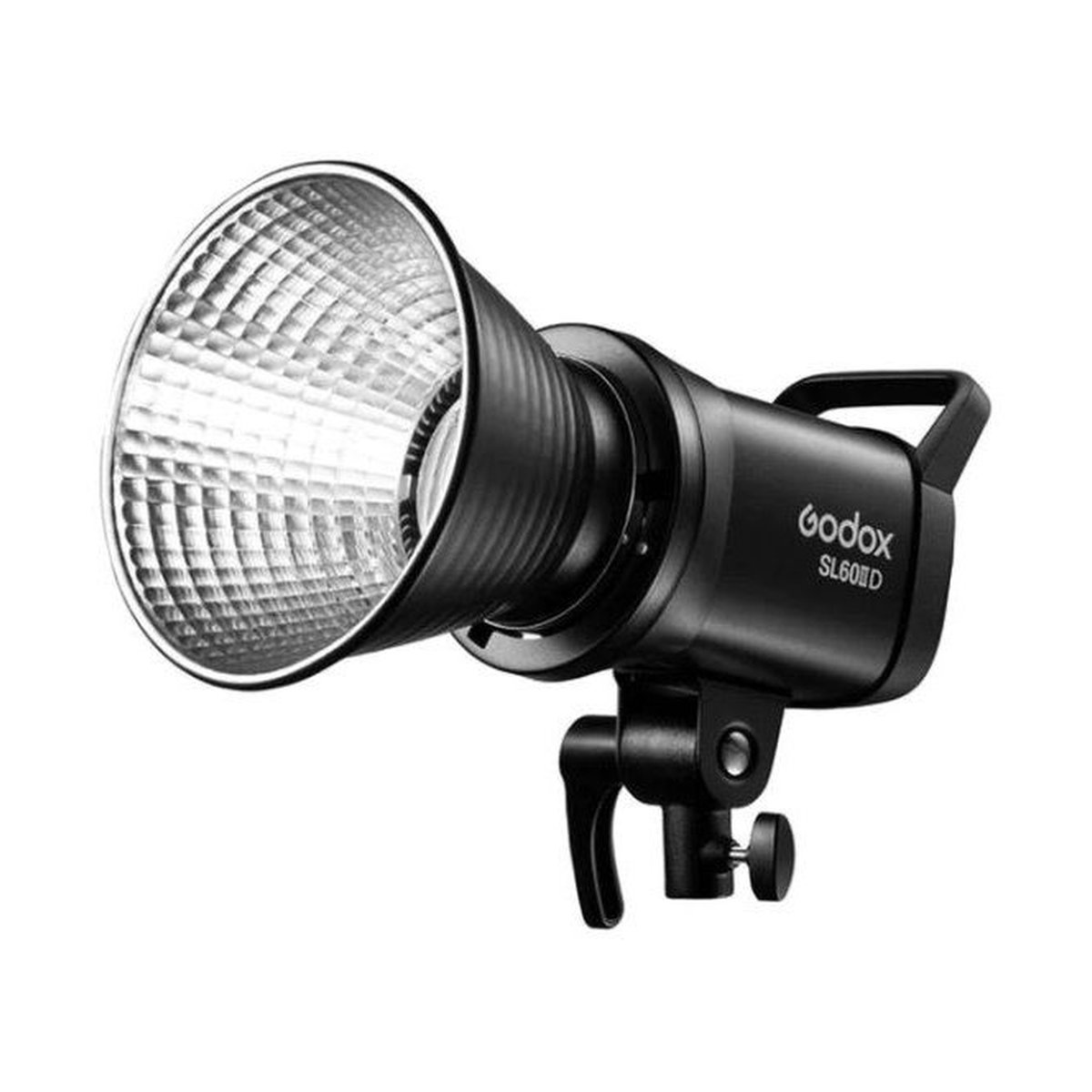 Godox SL60IID LED Video Light - Frontansicht der Godox SL60IID LED-Videoleuchte mit Standardreflektor.