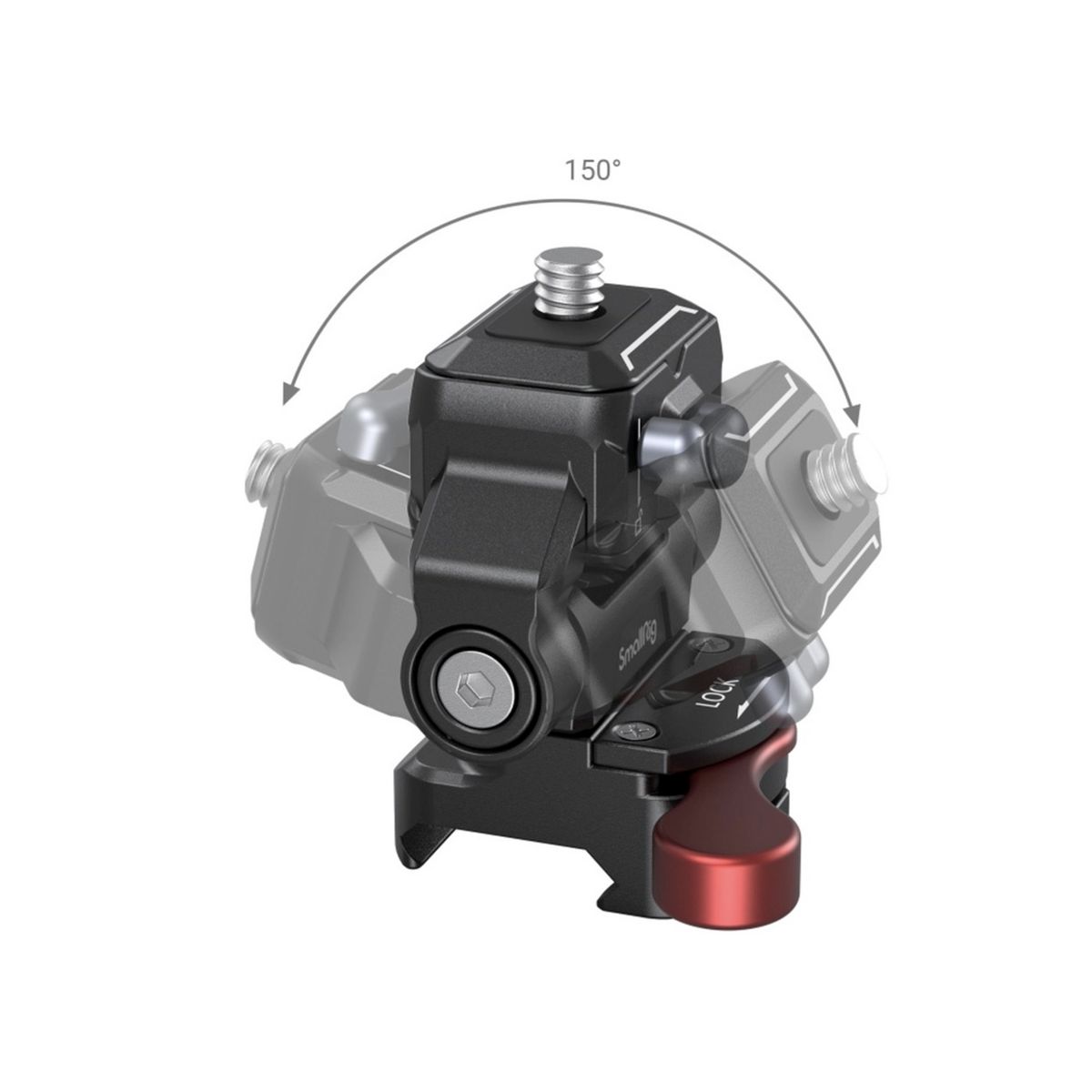 SmallRig 3601 Drop-in HawkLock Mini-Monitorhalterung mit Schnellverschluss und NATO- Klemme 