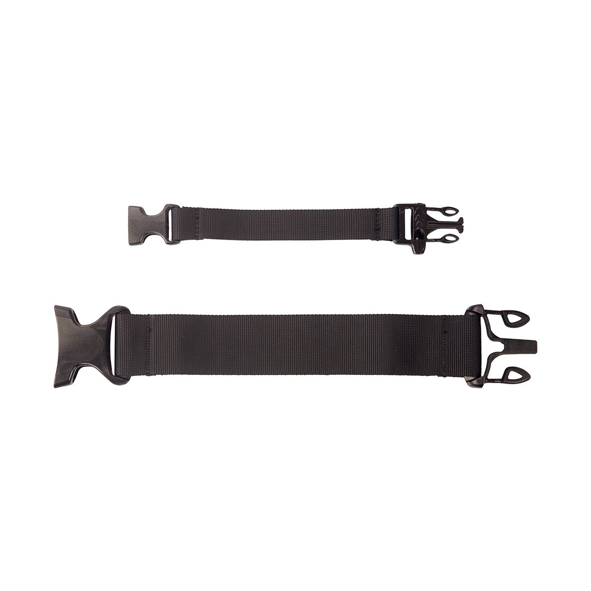 F-stop Booster kit - Lieferumfang: Zwei schwarze Gurtbänder mit Schnallen, unterschiedlich groß. F-stop Booster kit - Lieferumfang: Zwei schwarze Gurtbänder mit Schnallen, unterschiedlich groß.