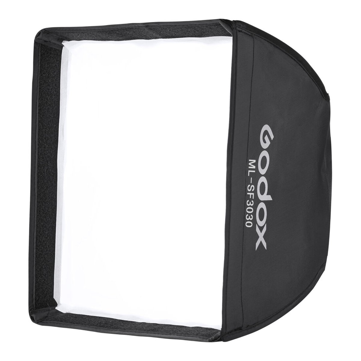 Godox Softbox 30x30cm ML30 und ML30Bi - Godox ML-SF3030 Softbox, Frontansicht mit Logo