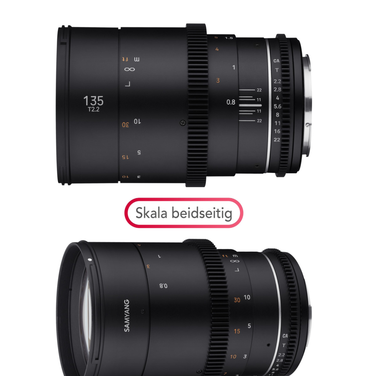 Samyang 135 mm T2,2 MF VDSLR MK 2 MFT