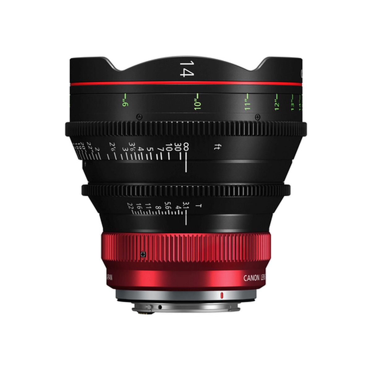 Canon CN-R 14 mm/ T3,1 L F (Feet) RF Prime Objektiv