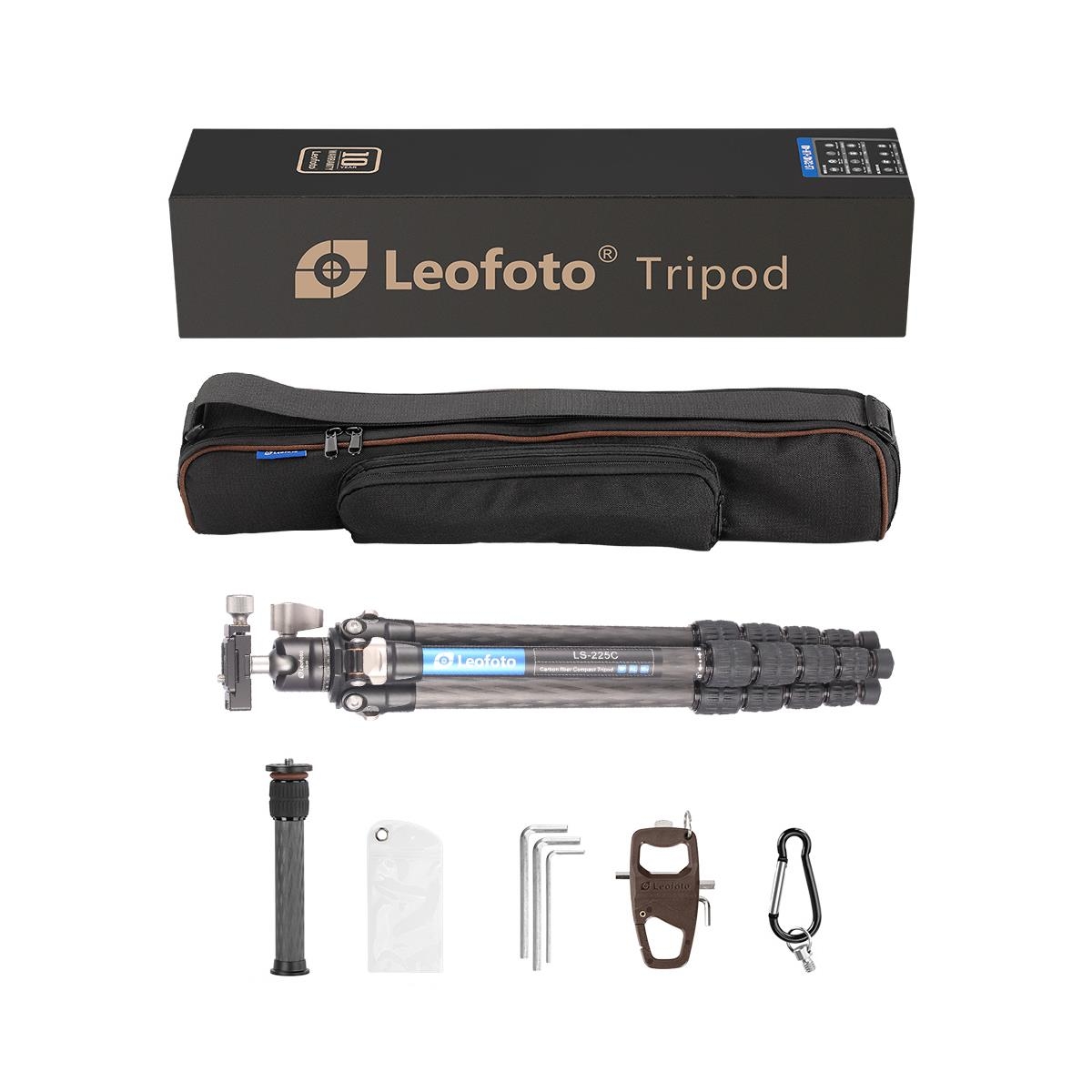Leofoto Carbon-Dreibeinstativ LS-225C Ranger + Ballhead LH-25
