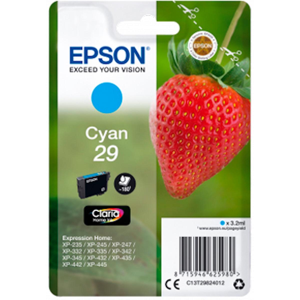 Epson T2982 cyan 29 Tinte