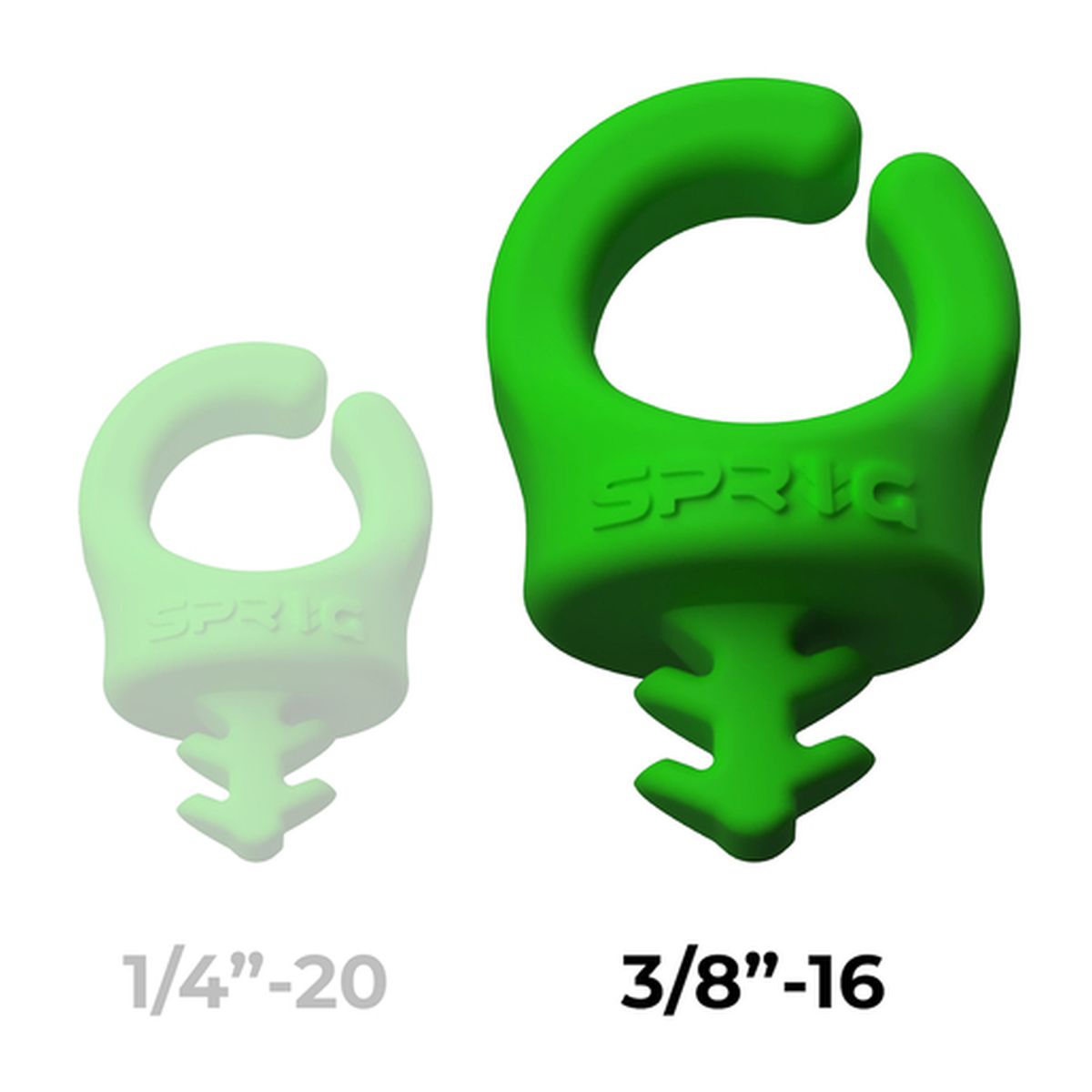 Sprig 3er Pack Green (3/8"-16) Kabel- Management