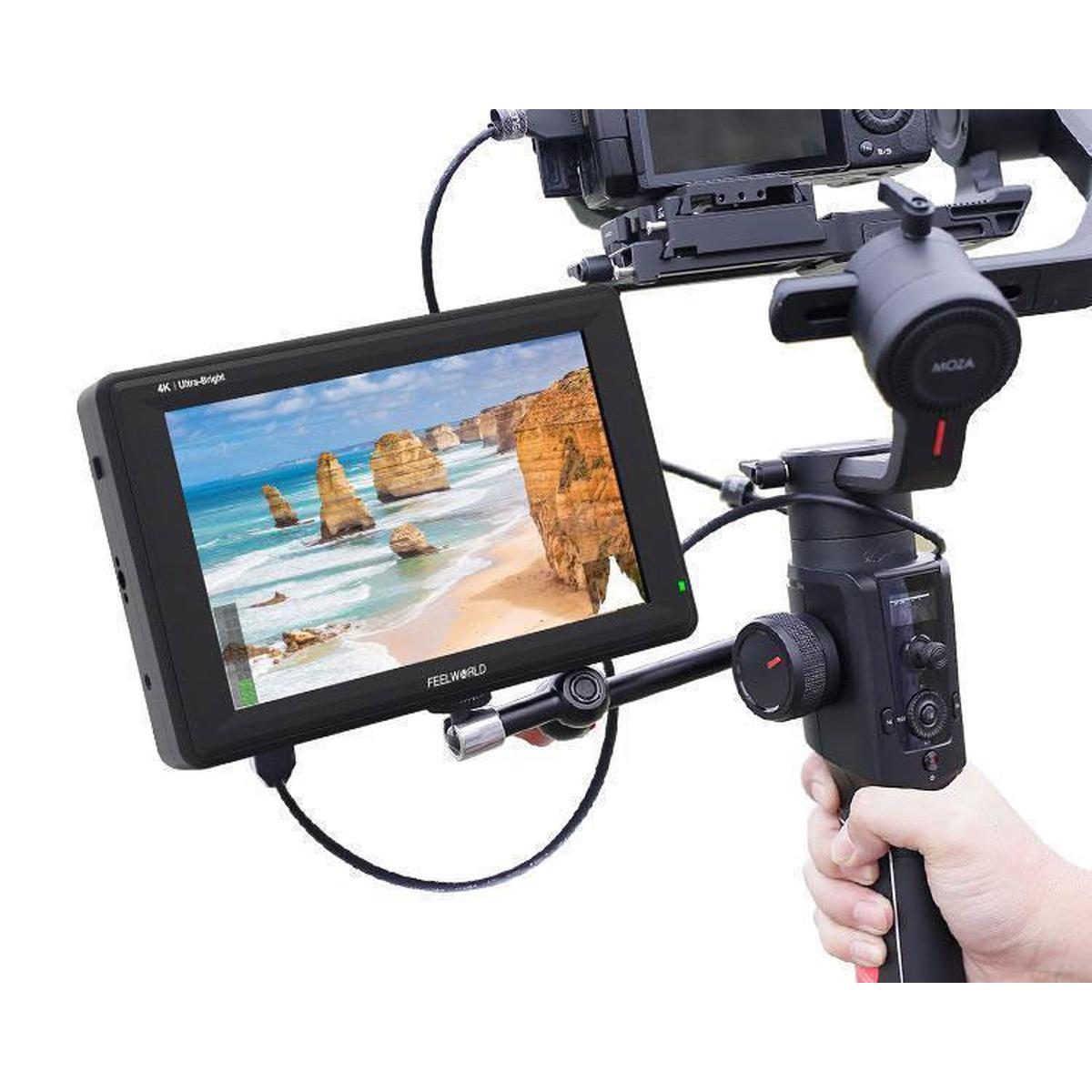 Feelworld FW278S 7" SDI HDMI Dual Battery Field Monitor