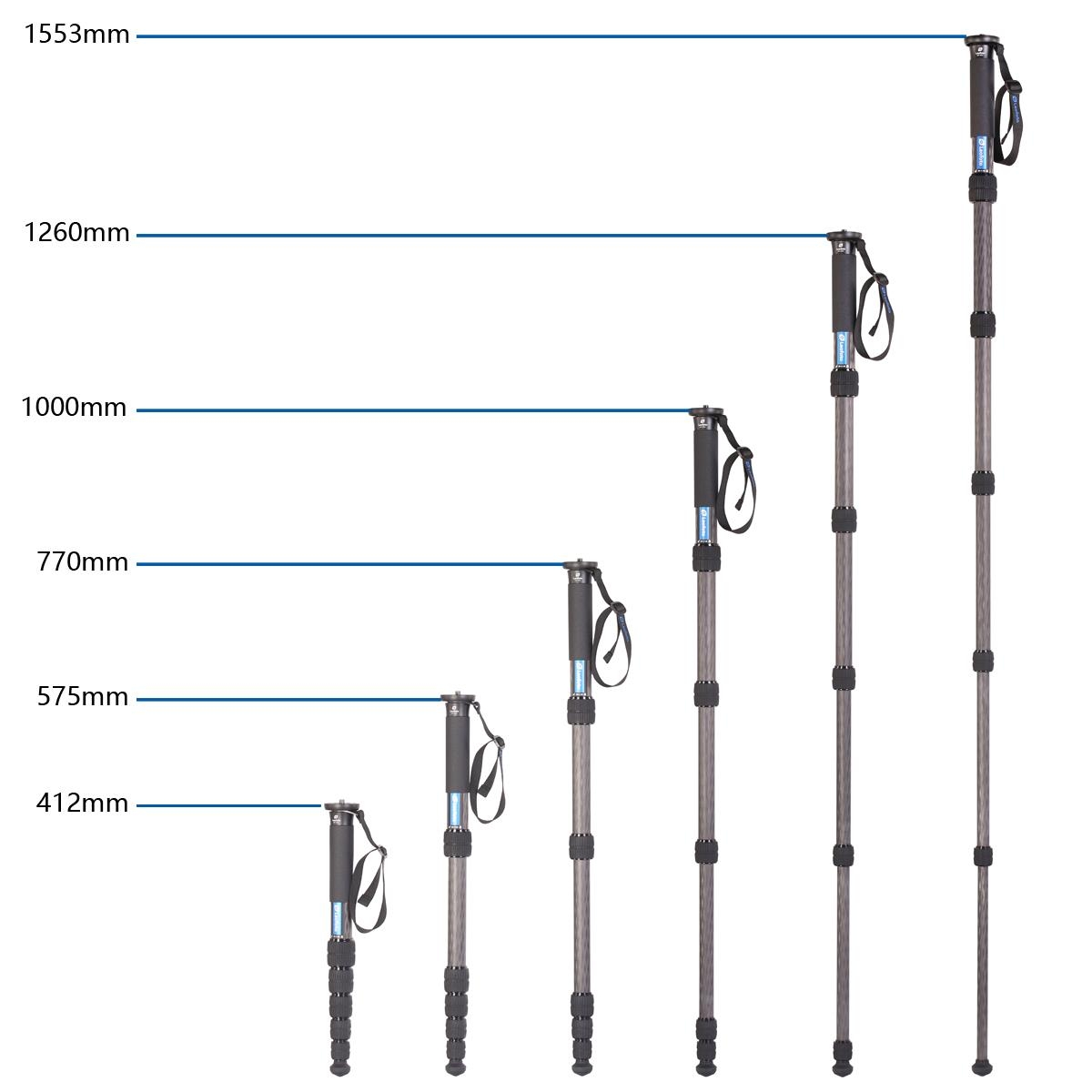 Leofoto Carbon-Einbeinstativ MP-326C