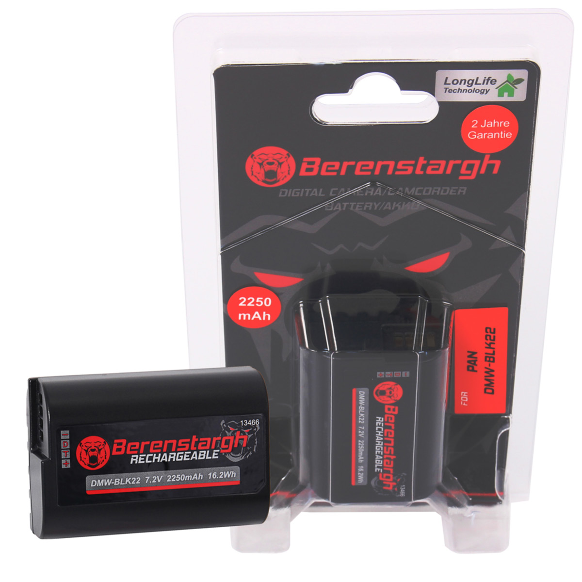 Berenstargh Akku Typ Panasonic DMW-BLK22 Berenstargh Akku Typ Panasonic DMW-BLK22